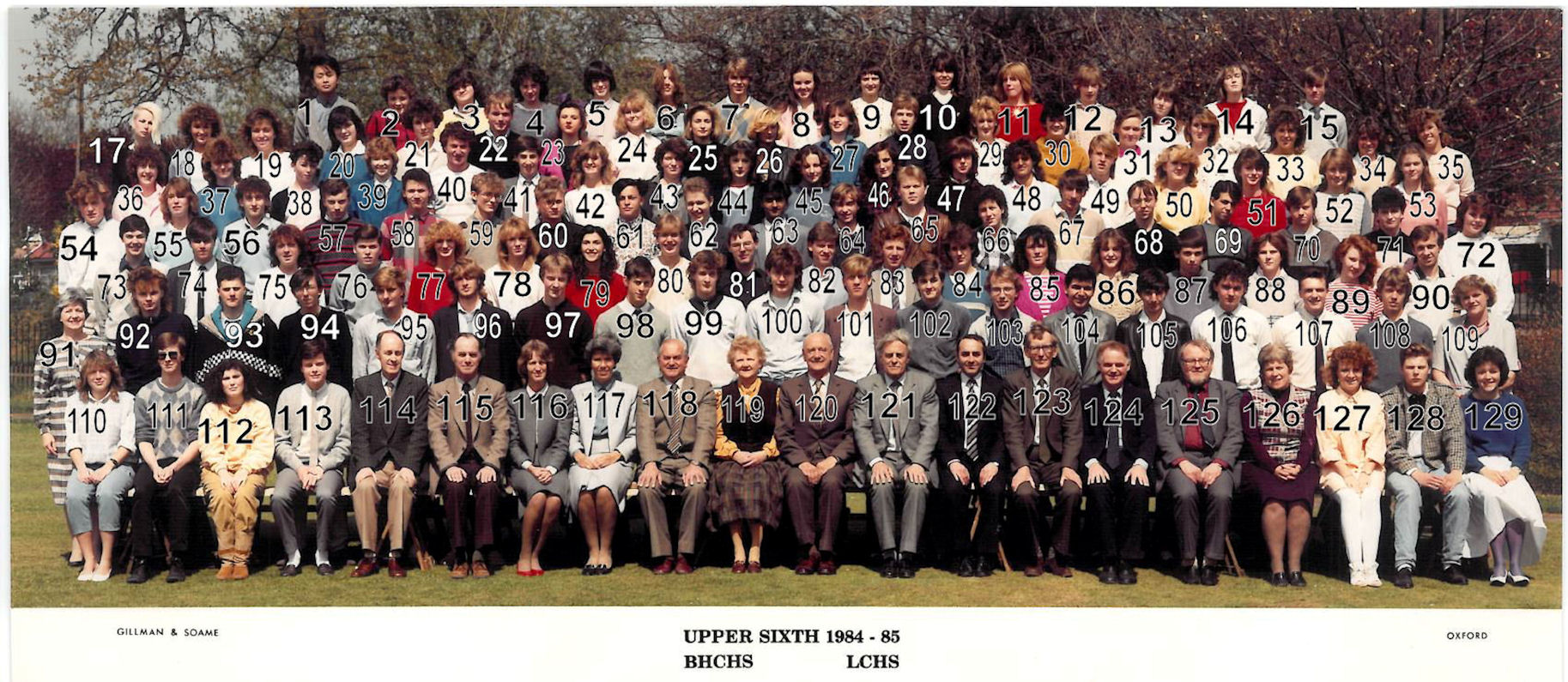 1985 Upper 6th